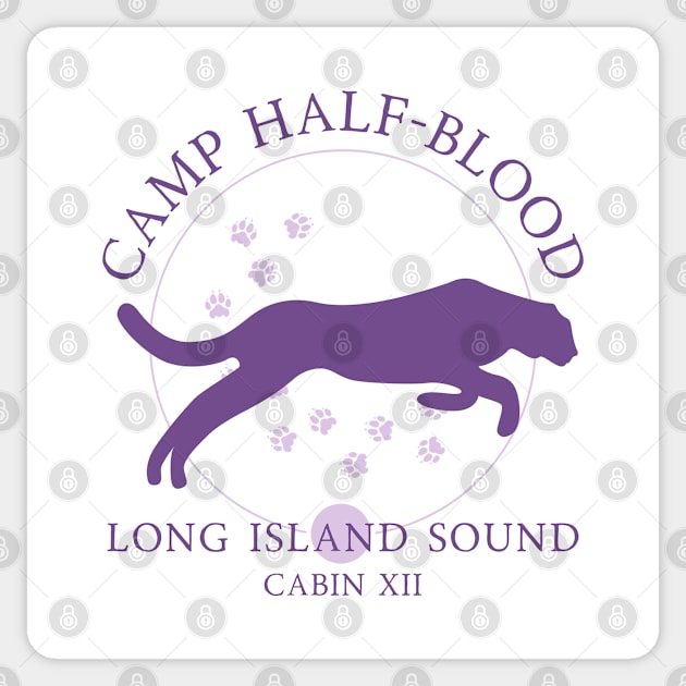 Camp Half Blood Daughter of Dionysus God of Wine Sticker by Mia Delilah